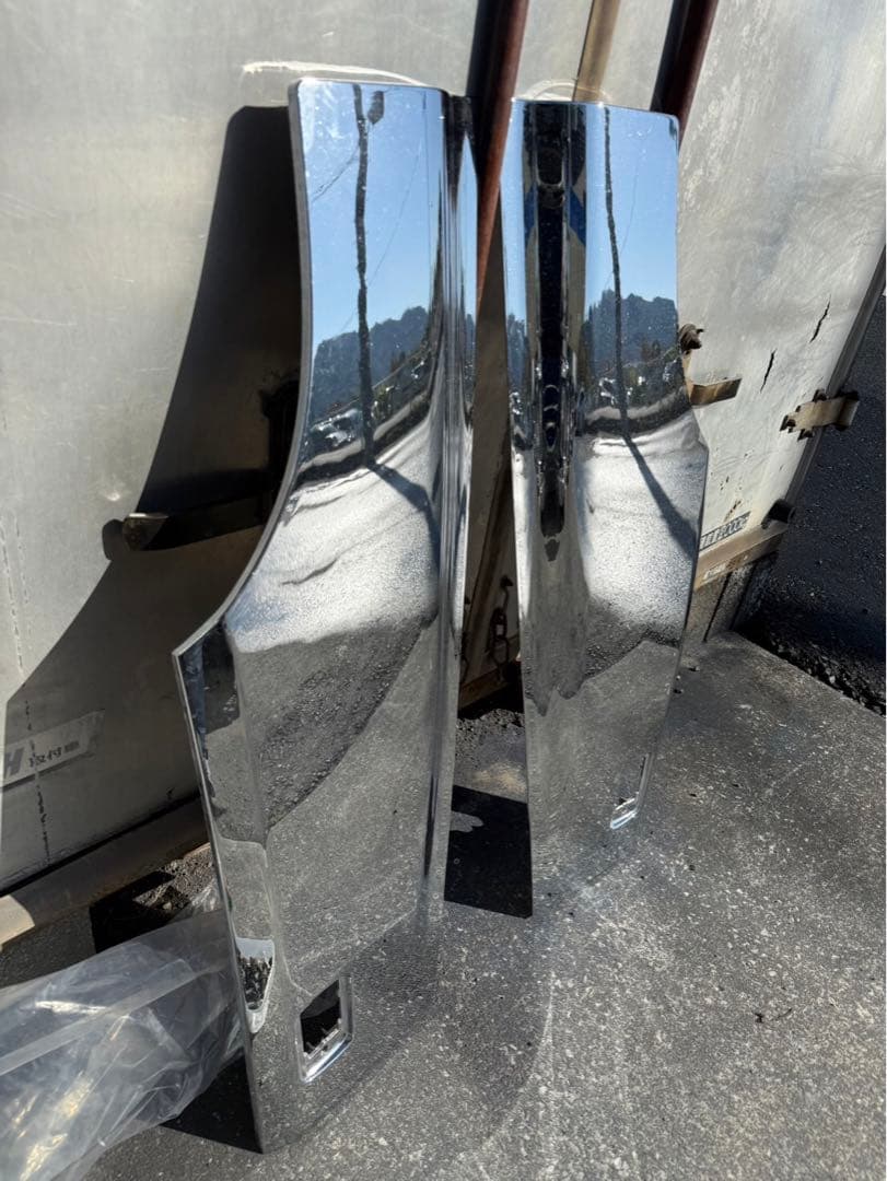 いすゞ　ギガ　メッキ　ドアプロテクター　ブリスター　ドアガーニッシュ