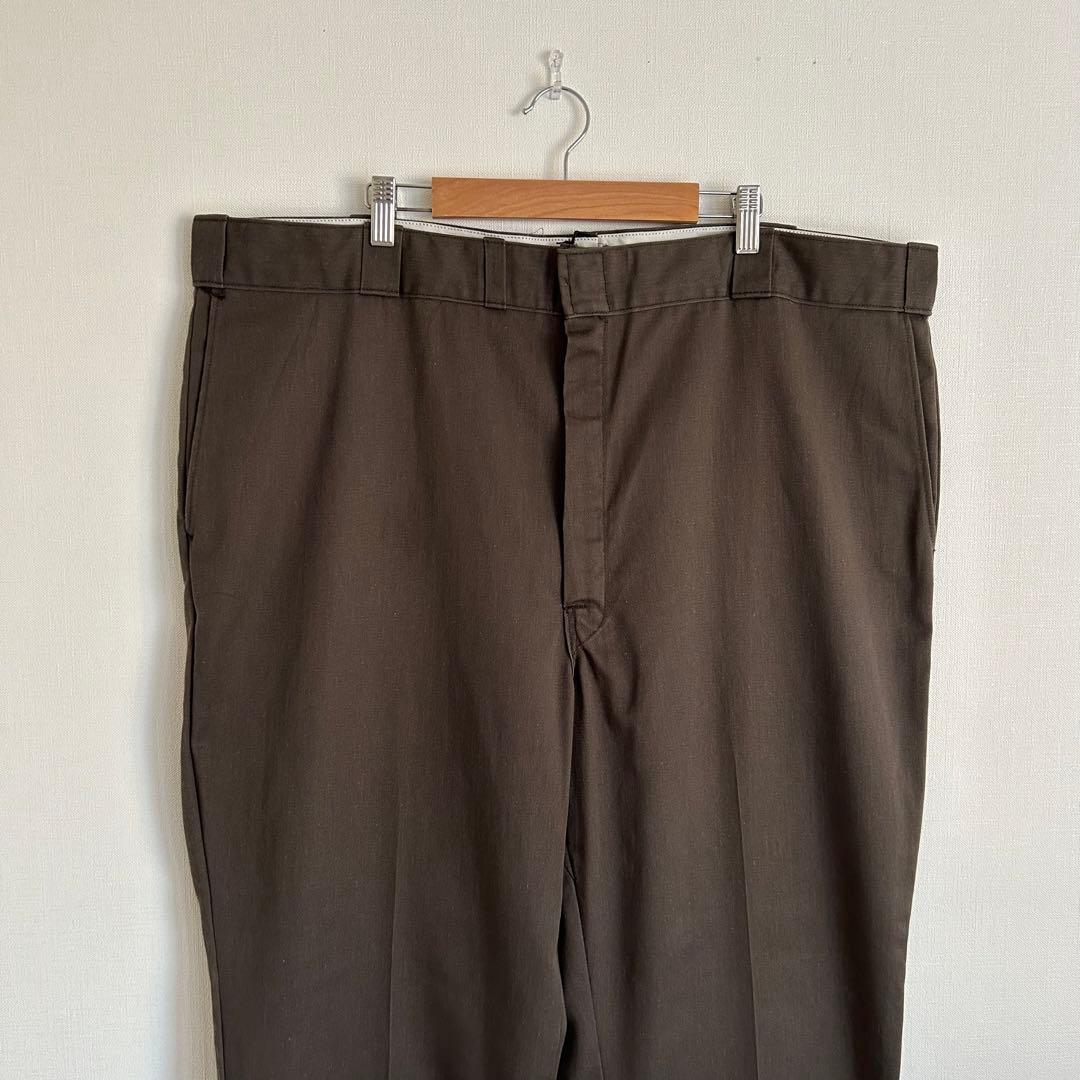 80s USA製 Dickies 874 ワークパンツ チビタグ オリーブ