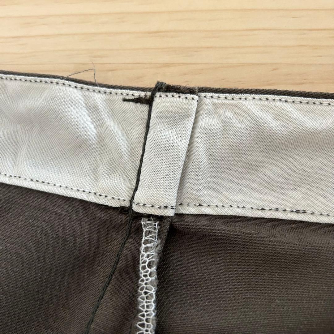 80s USA製 Dickies 874 ワークパンツ チビタグ オリーブ