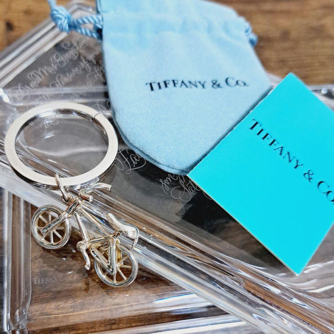 ティファニー 自転車型 キーホルダー キーリング レア