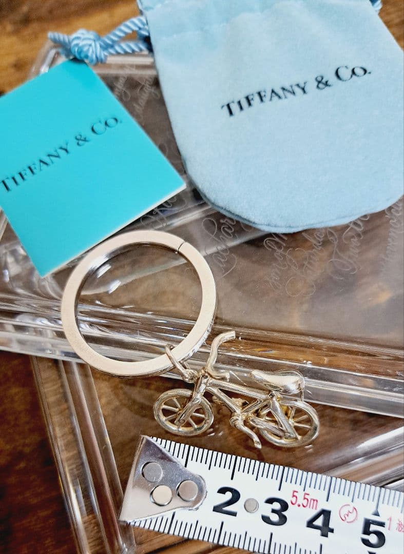 ティファニー 自転車型 キーホルダー キーリング レア