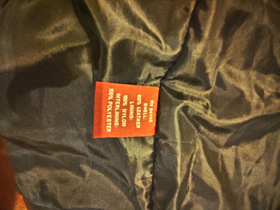 JOHNNIE REED 黒 レザーベスト