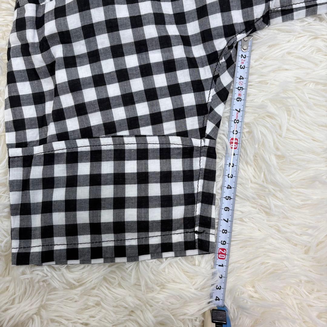 トリココムデギャルソン サルエルパンツ ギンガムチェック フリーサイズ
