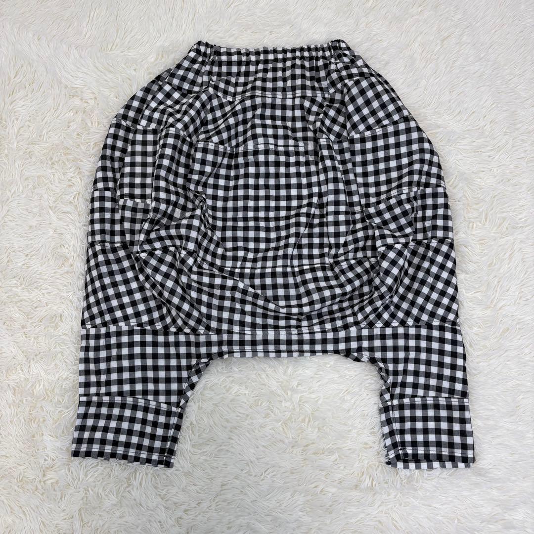 トリココムデギャルソン サルエルパンツ ギンガムチェック フリーサイズ