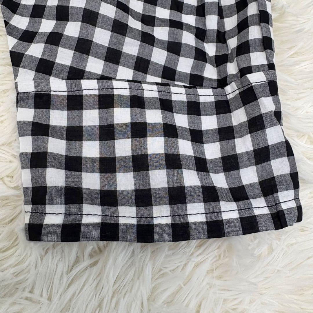 トリココムデギャルソン サルエルパンツ ギンガムチェック フリーサイズ