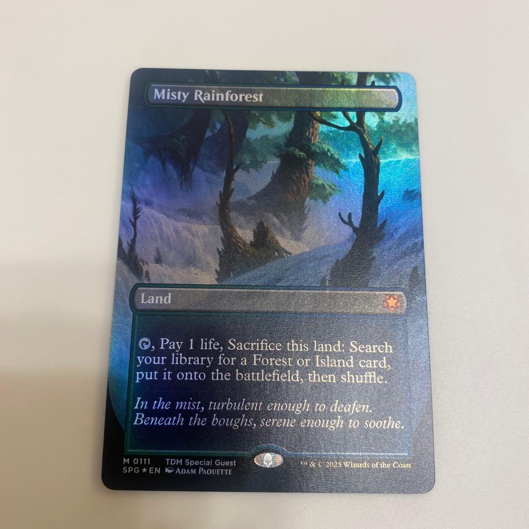 【MTG】霧深い雨林 Foil