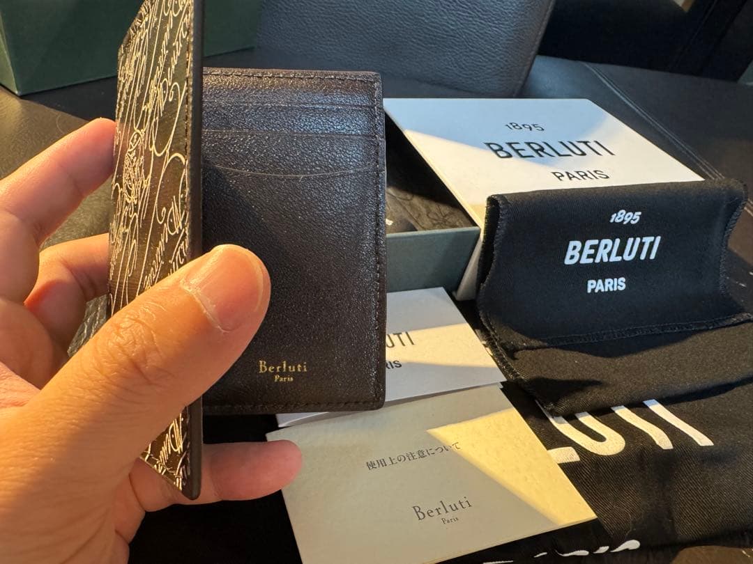【超美品定価10万超】Berluti レザー ベルルッティ名刺入れカードケース