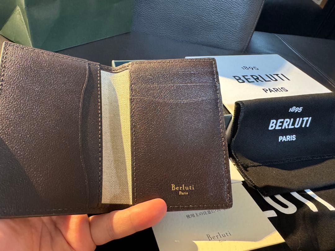 【超美品定価10万超】Berluti レザー ベルルッティ名刺入れカードケース