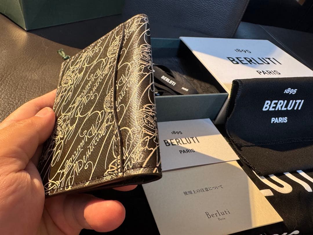 【超美品定価10万超】Berluti レザー ベルルッティ名刺入れカードケース