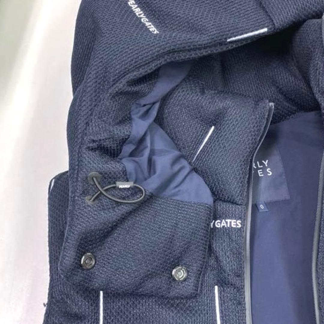 BAN 　PEARLY GATES フード付きベスト サイズ0 ロゴ刺繍