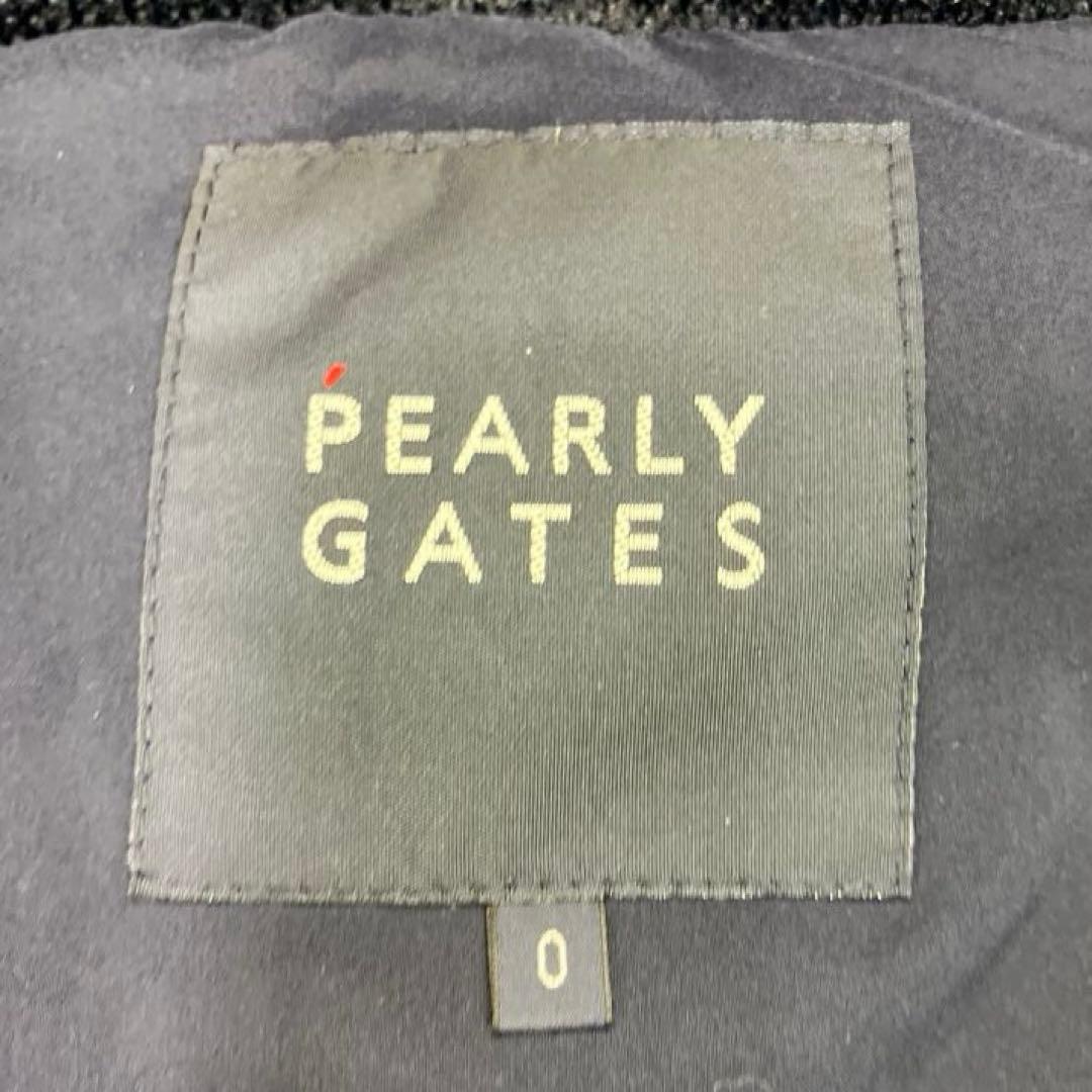 BAN 　PEARLY GATES フード付きベスト サイズ0 ロゴ刺繍