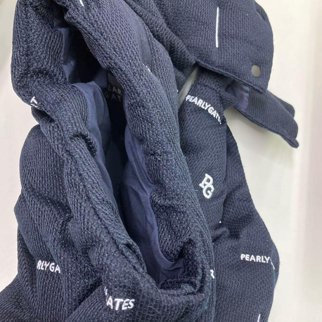 BAN 　PEARLY GATES フード付きベスト サイズ0 ロゴ刺繍