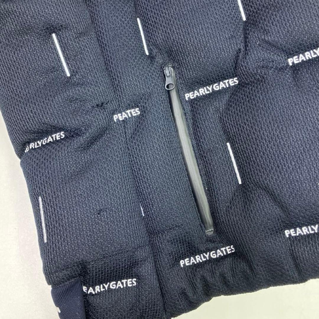 BAN 　PEARLY GATES フード付きベスト サイズ0 ロゴ刺繍