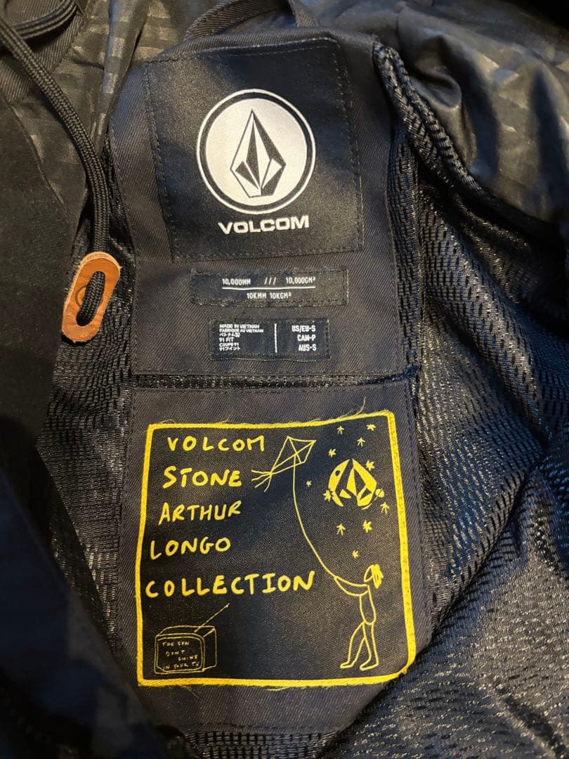 Volcom 160程度スノーボードウェアセット ブラック