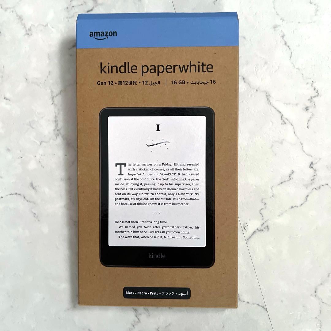 Kindle paperwhite Gen12 12世代　16GB ブラック