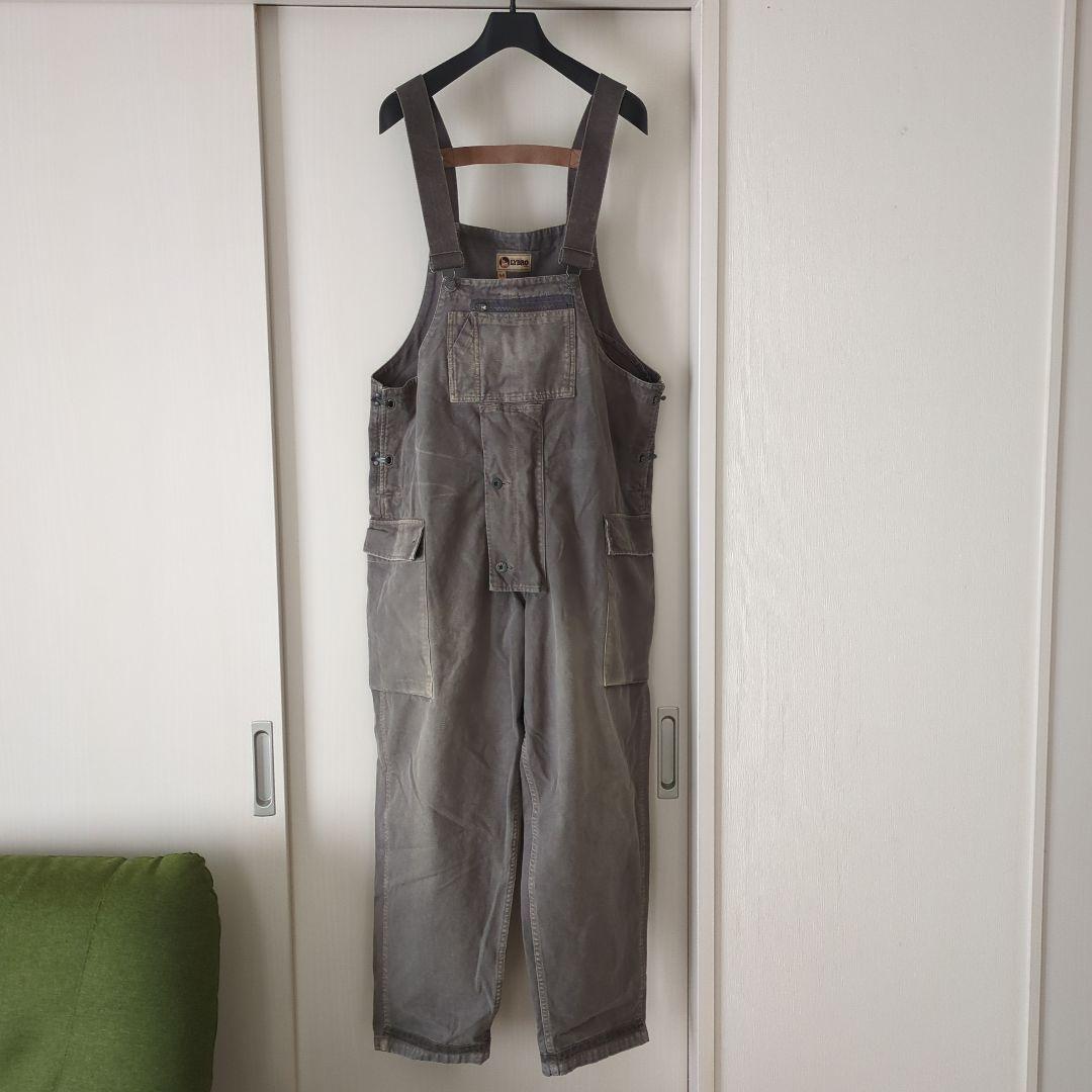 【稀少サイズ54】ナイジェルケーボン ライブロ オーバーオール キャンバス