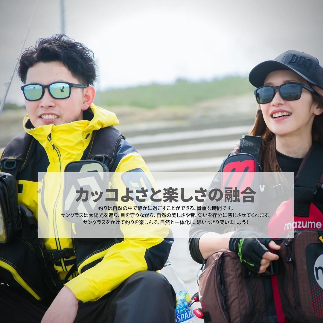 ゴメクサス　偏光サングラス　CR-39光学レンズ　ウェリントン型　スモーク