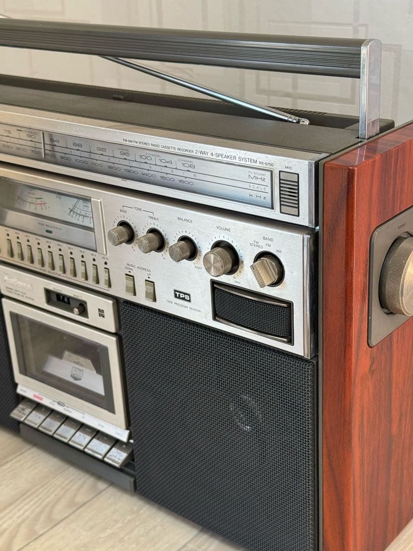 【名機高音質】動作品 National ナショナル ラジカセRX-5700ラジオ