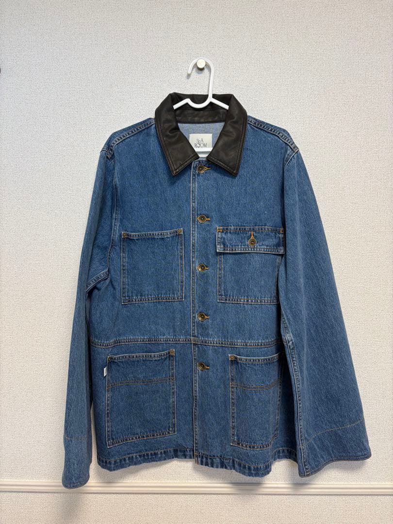 新品 searoomlynn ECO Leather collarカバーオール