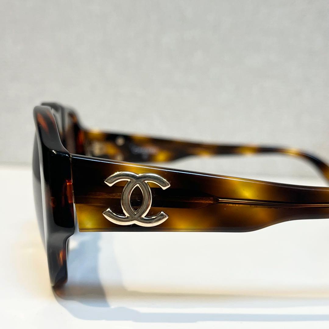 CHANEL ココマーク べっ甲柄 サングラス アイウェア フレーム メガネ