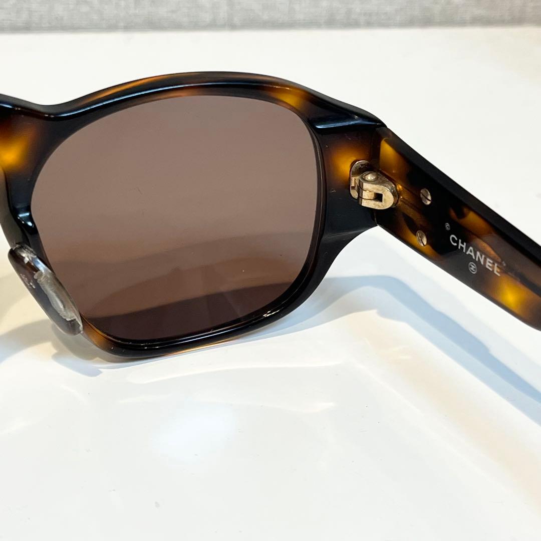 CHANEL ココマーク べっ甲柄 サングラス アイウェア フレーム メガネ