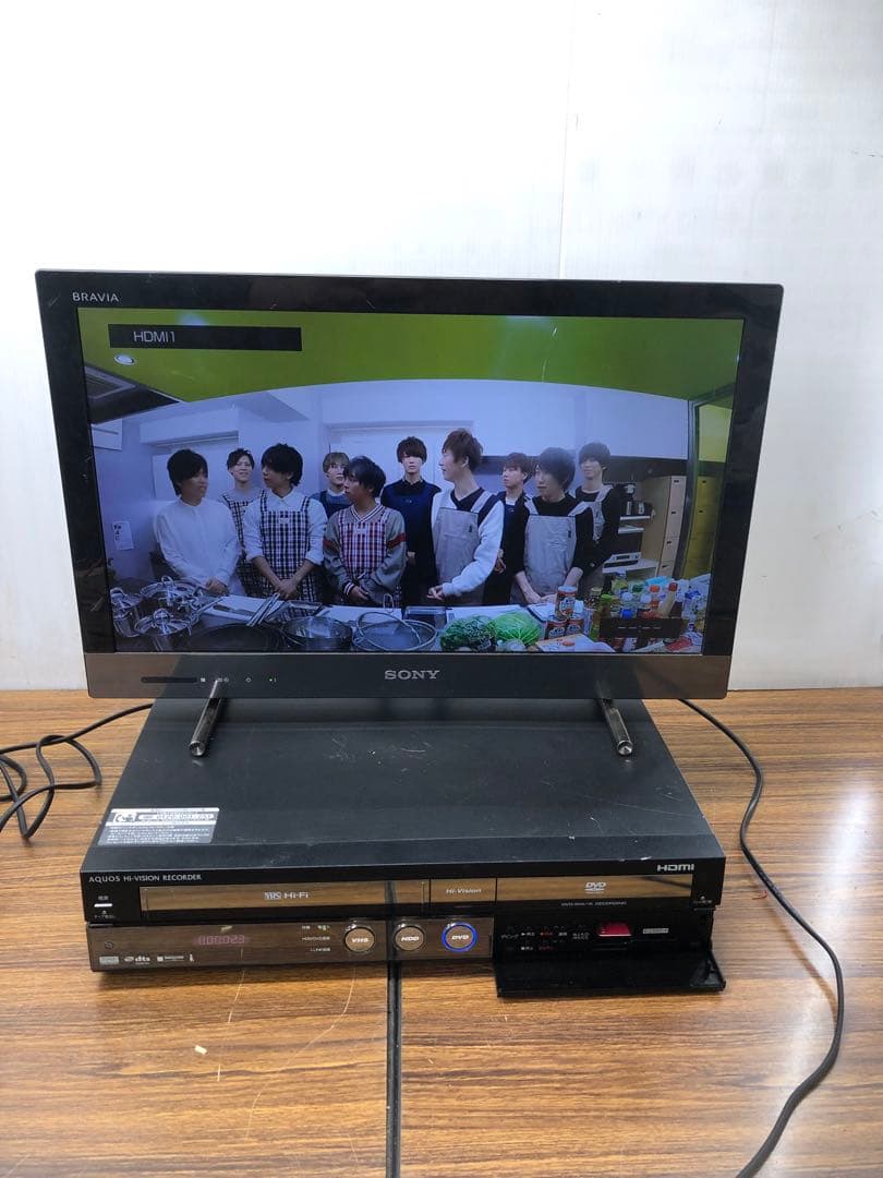 SHARP HDD DVD VHS 一体型レコーダー DV-ACV52 本体のみ