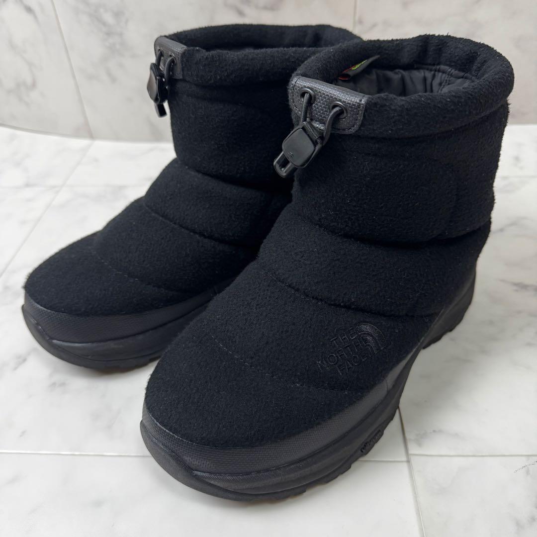 【美品】 ノースフェイス ウール調 ヌプシ ブーティ ウィンターブーツ 24cm