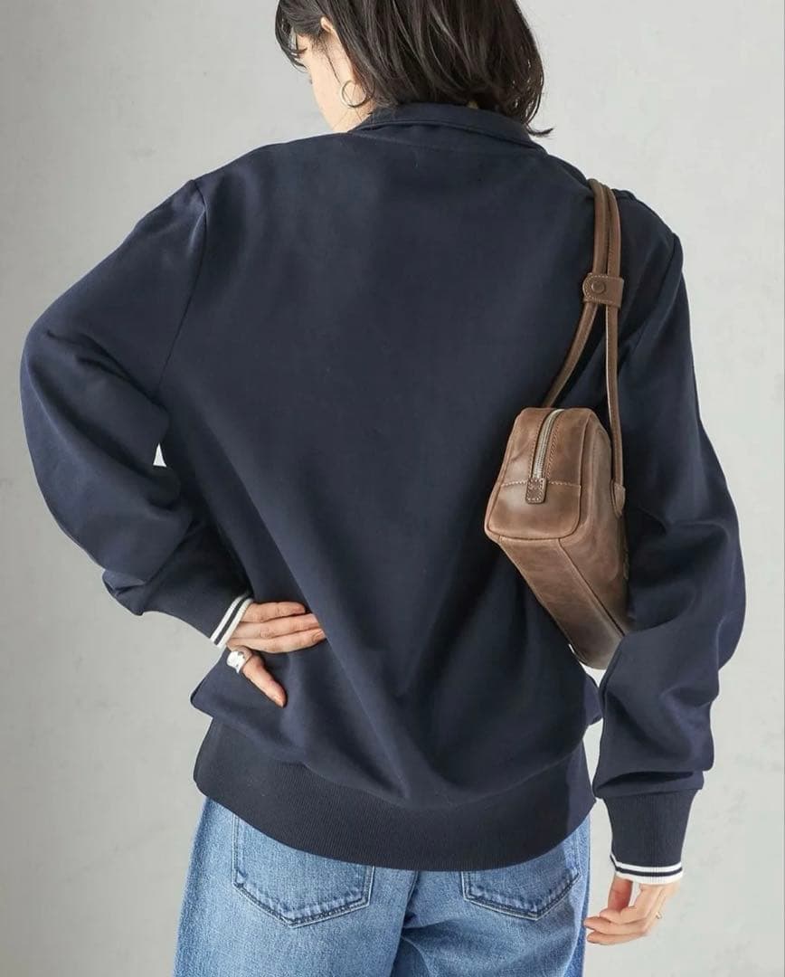 シップスFRED PERRY: M3574 HALF ZIP SHIRT