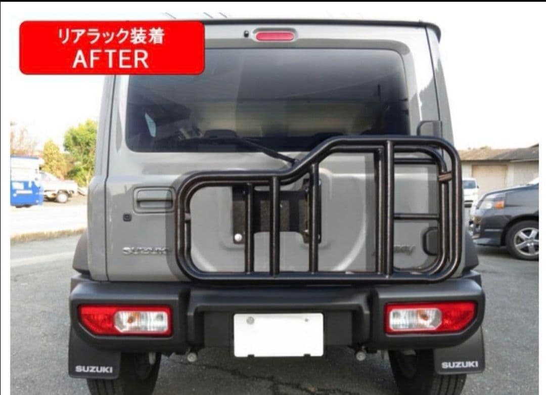 ジムニーJB64・ジムニーシエラJB74専用　リアゲート用キャリアラック　中古