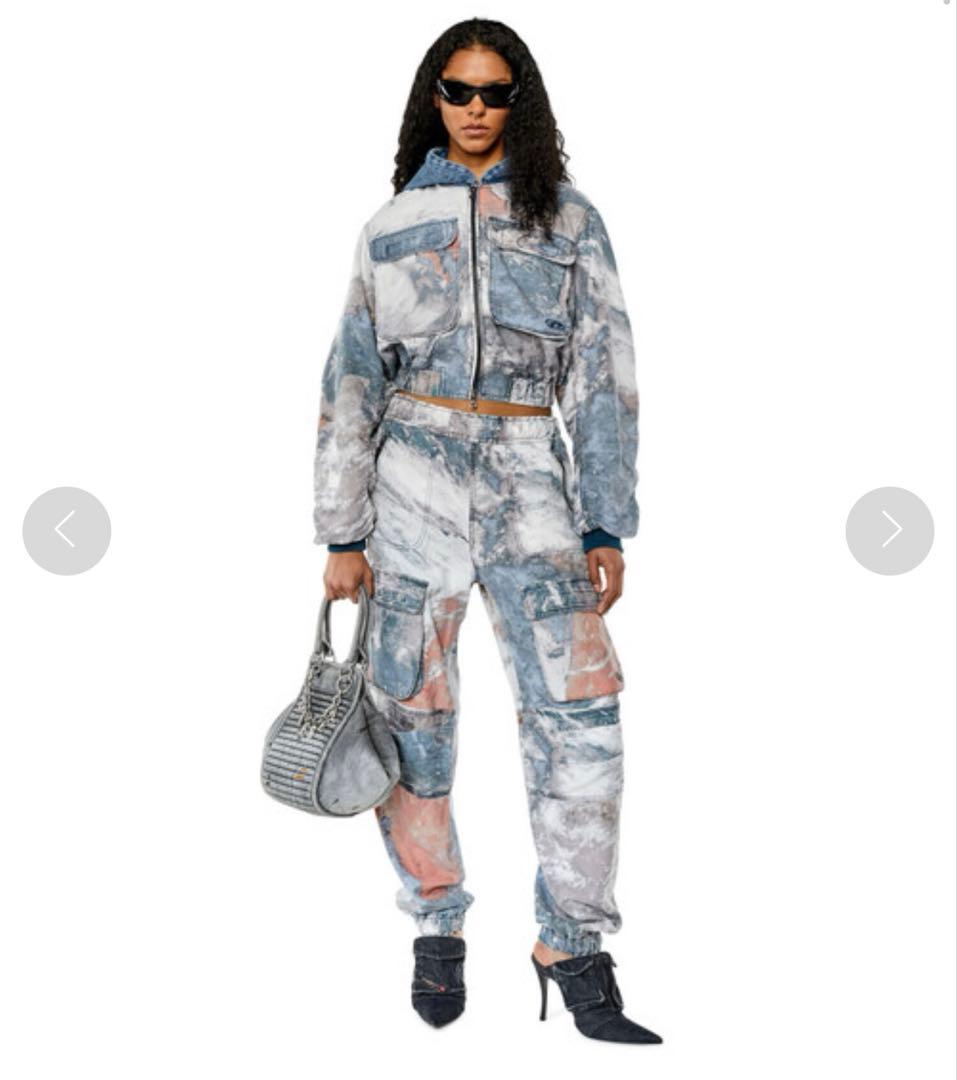 DIESEL P-MIRT プリントカーゴジョガーパンツ