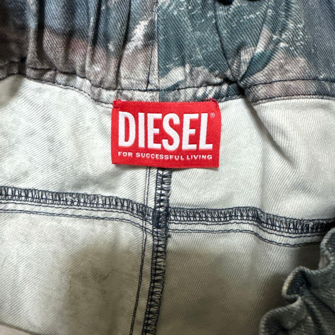 DIESEL P-MIRT プリントカーゴジョガーパンツ
