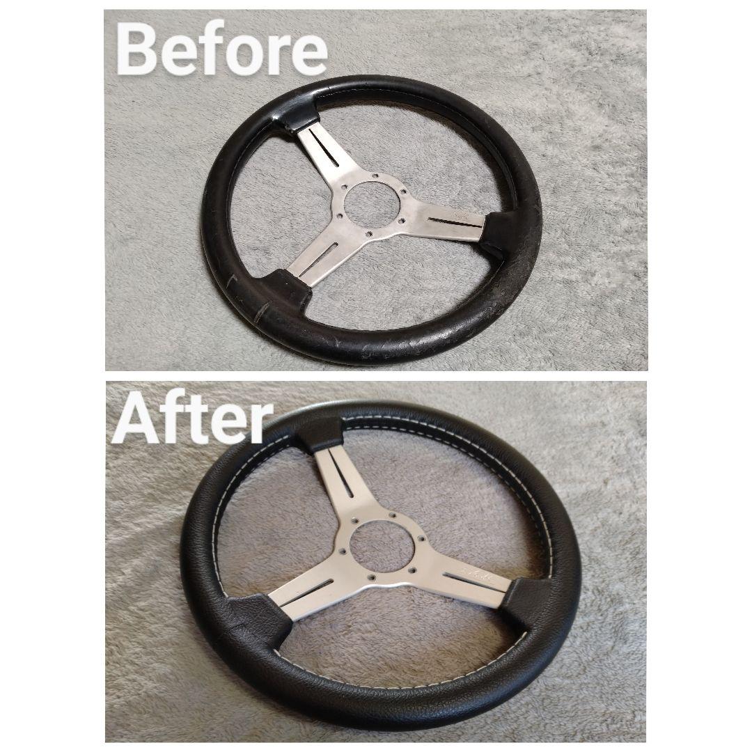 ＩＫＵＲＡ　ナルディ　クラシック　革張り替え依頼品