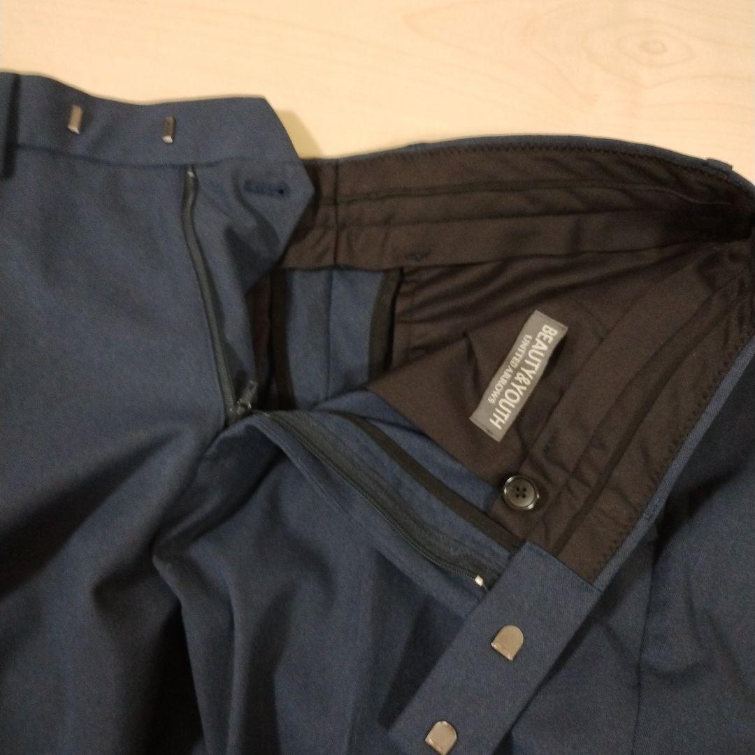 beauty&youth　ネイビー セットアップジャケット ＆パンツ