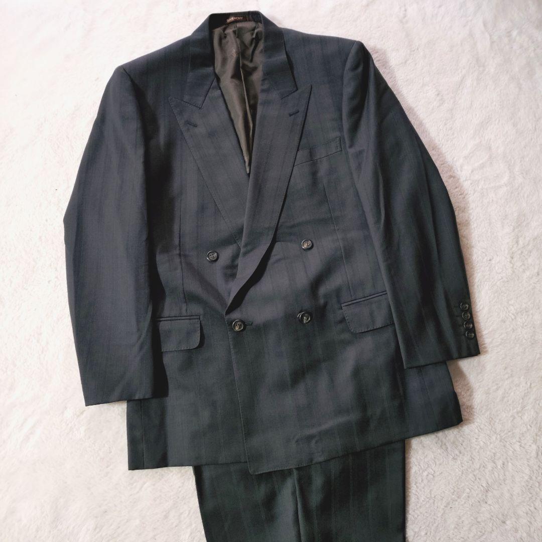 90s y2k GIVENCHY スーツ セットアップ ダブル ストライプ