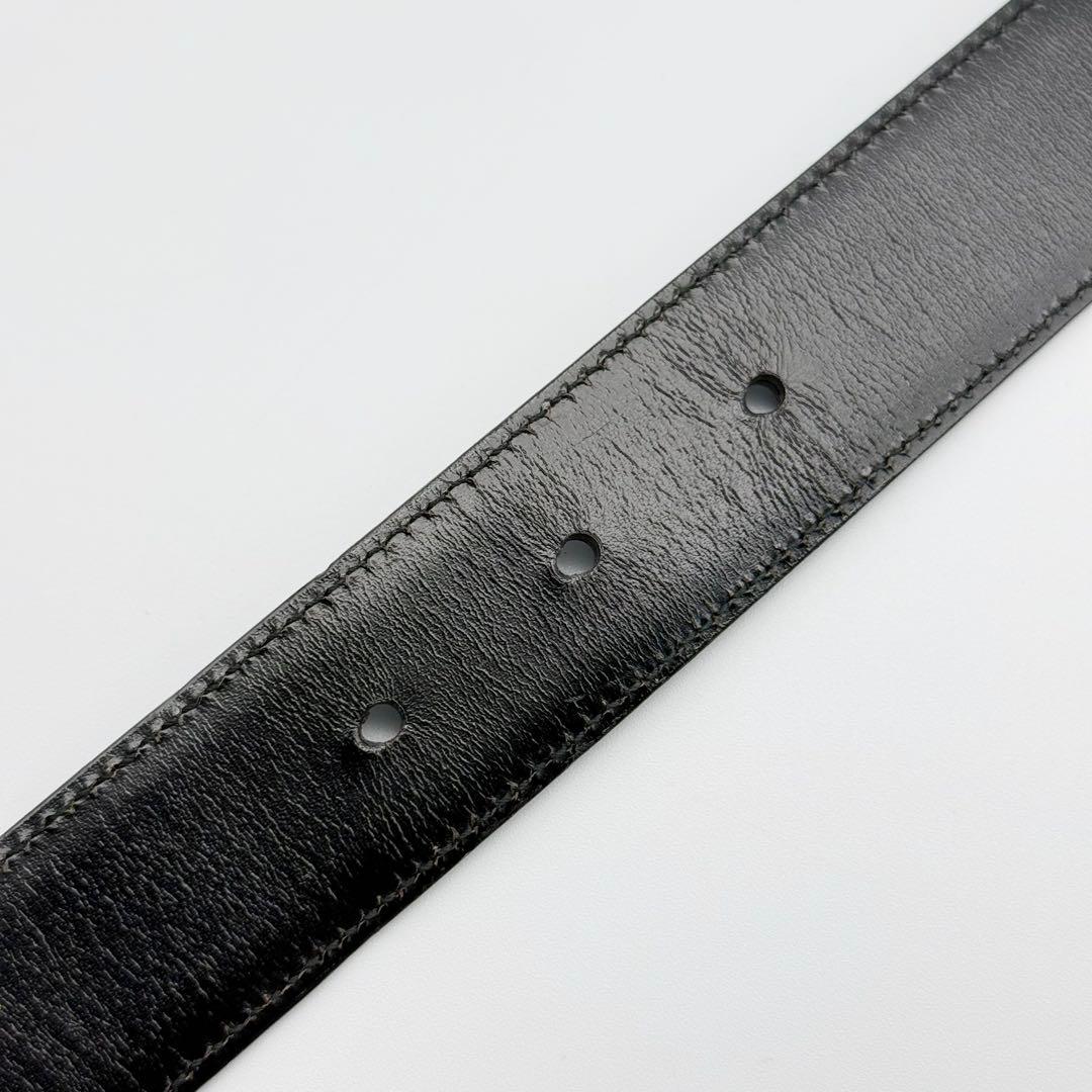 ✨良品✨グッチ ベルト Gバックル シルバー金具 レザー レディース ビジネス