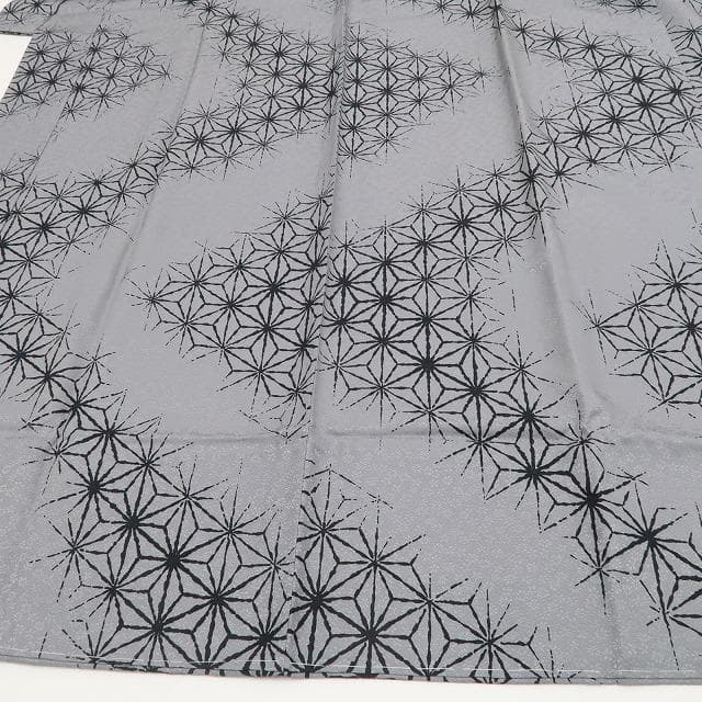 新品 麻の葉 着物 正絹“和に触れて高鳴るこころ”仕付け糸付 長襦袢 5381