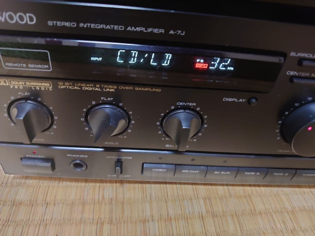 KENWOODステレオコンポ　 A-7J