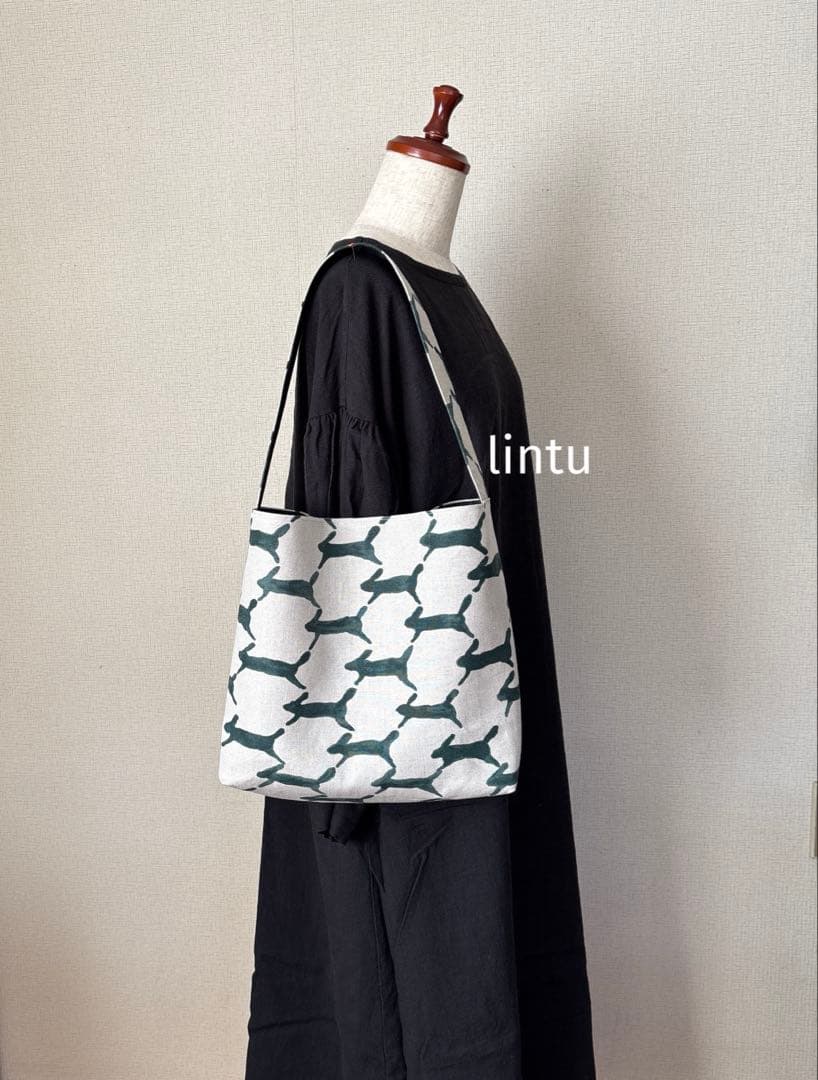 ハンドメイド＊runrunrunワンハンドルバッグ minaperhonen