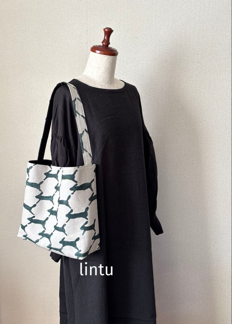 ハンドメイド＊runrunrunワンハンドルバッグ minaperhonen