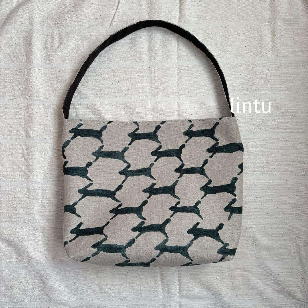 ハンドメイド＊runrunrunワンハンドルバッグ minaperhonen