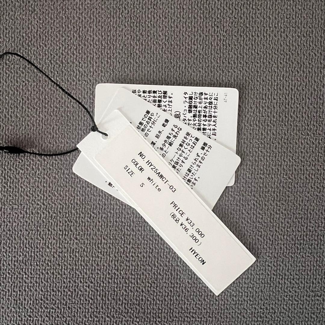 【新品】HYEON ted cape 希少Ｓサイズ