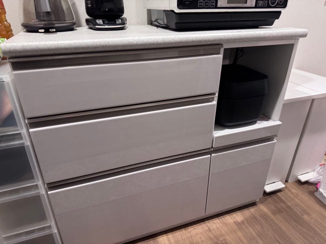 【みつ】ニトリ　カップボード　100cm