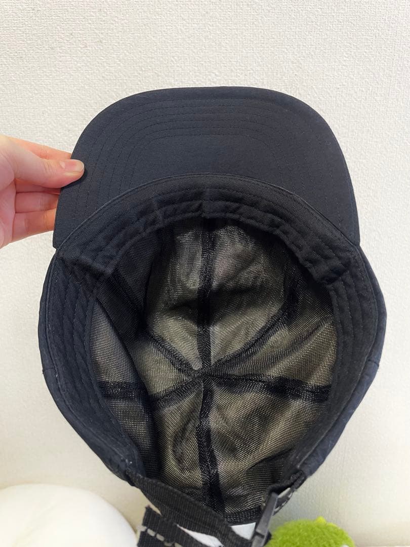 supreme キャップ　ネイビー