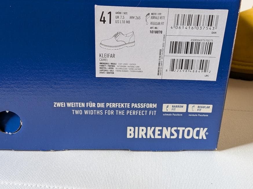 マ*ー様 新品BIRKENSTOCK クレイヴァーオーク スエードレザーシューズ