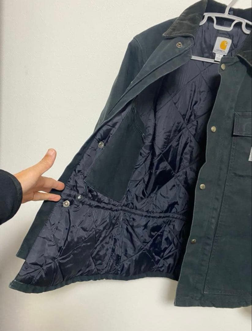 レア！Carhartt ダックトラディショナルコート ブラックSサイズ