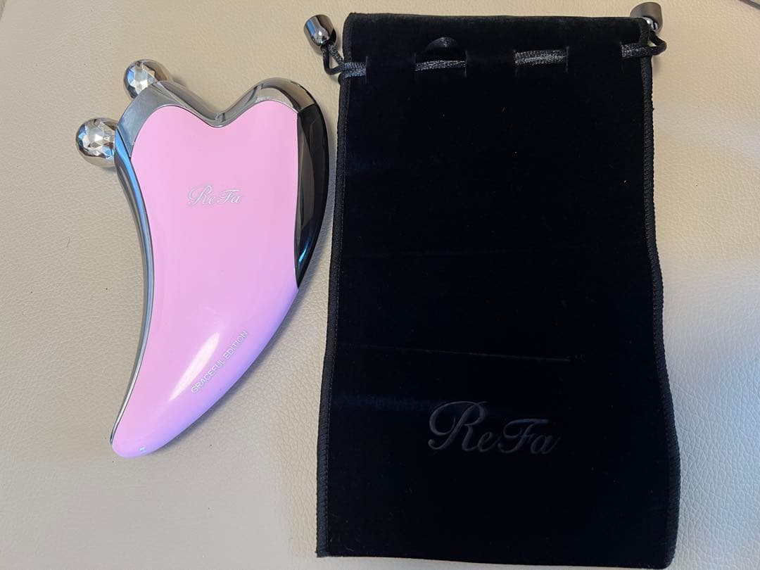 ReFa 美顔ローラー ピンク 専用ポーチ付き