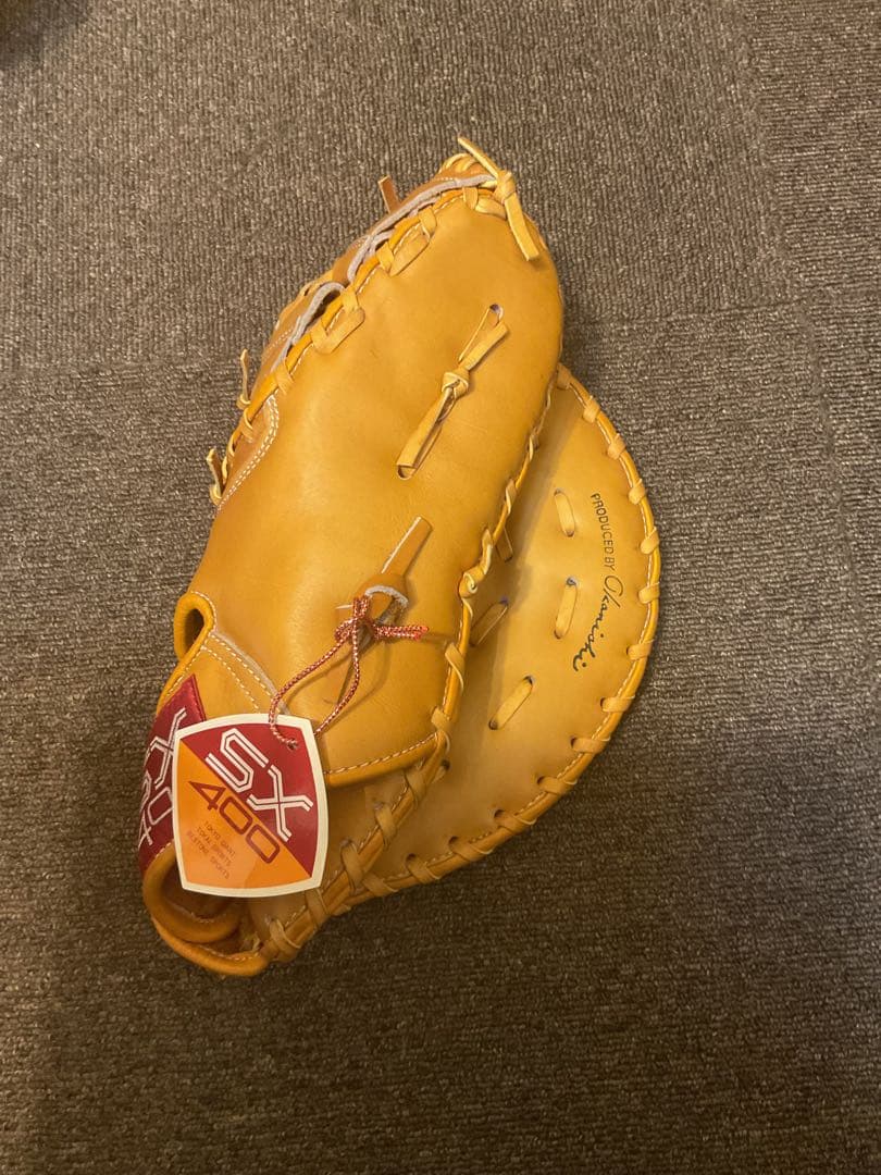 ラスト1点限り　希少　タグ付き 未使用SX400 ファースト用　グローブ