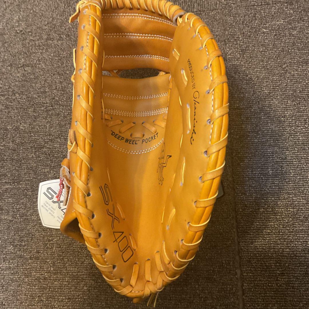 ラスト1点限り　希少　タグ付き 未使用SX400 ファースト用　グローブ