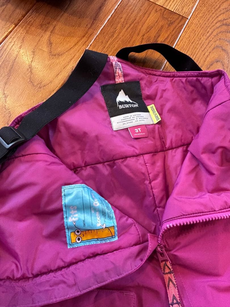 バートンBurtonトドラーtoddlerスノーボードウェア上下セットアップ