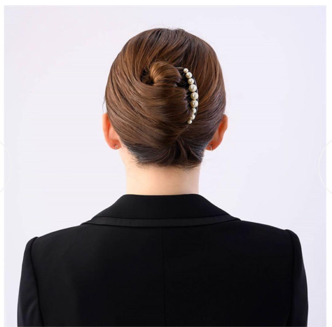 ◇美品◇COMPLEX BIZ ブラウン コーム クリスタル付き